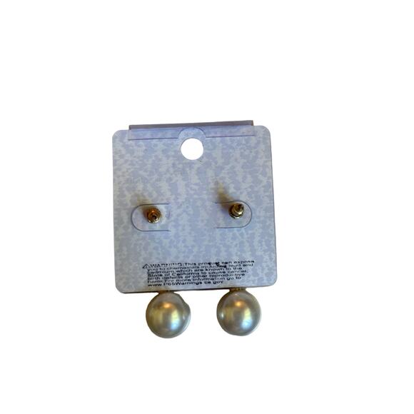 Top & Top Pastel Diamond and Pearl Fashion Earings - Picture 2 of 2